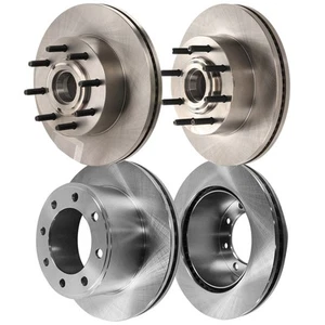 Front & Rear Brake Disc Rotors for F250 Truck F350 Ford F-250 Super Duty F-350 - Picture 1 of 12