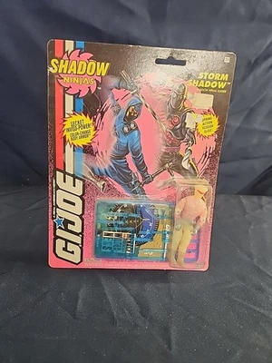 Hasbro GI joe Shadow Ninjas Storm Shadow Figure 1993 MOC Sealed - Image 1 of 4