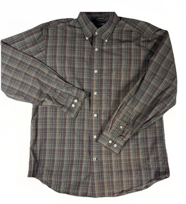 Nautica Men's Shirt Size M 100% Cotton Plaid Button Down. - Image 1 of 4