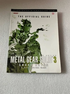 Metal Gear Solid 3 Snake Eater Official Strategy Guide vgc +foldout rare Konami - Picture 1 of 24