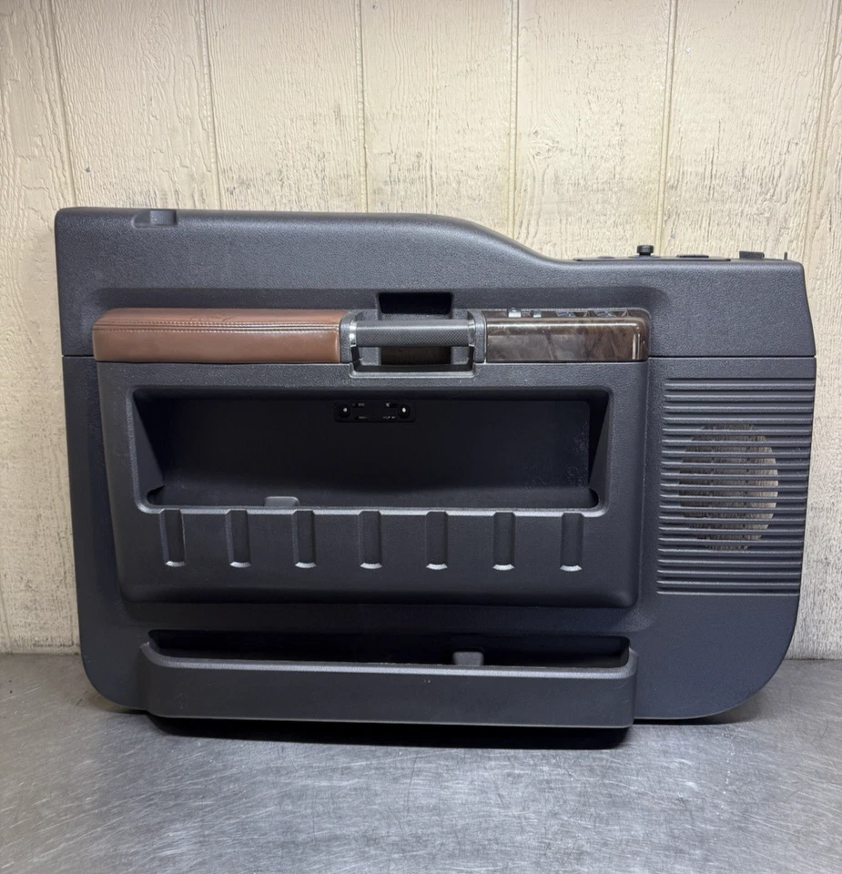 Panel de puerta interior delantero izquierdo Ford F250 Platinum 12-16 NEGRO Y MARRÓN OEM Foto 1 de 4