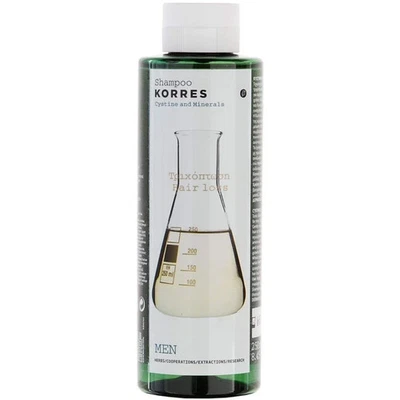 Korres Cystine + Minerals Anti Hair-Loss Shampoo For Men 250ml, 91.5% Natural - Image 1 of 2