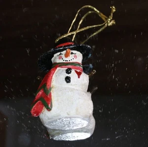 Christmas Ornament House of Hatten Snowman 1993 Signed HoH 93 on bottom GUC - Picture 1 of 11