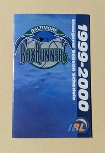 1999-2000 Baltimore Bayrunners Basketball Pocket Schedule IBL 🏀🏀 - Picture 1 of 2