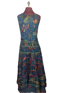 Farm Rio Women’s Mixed Prints Tiered Maxi Dress - Size Medium - Picture 1 of 5