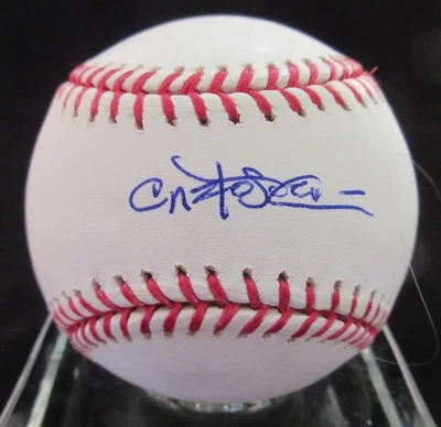 Béisbol ML FIRMADO POR Carlos Peña - Beckett BAS Foto 1 de 2