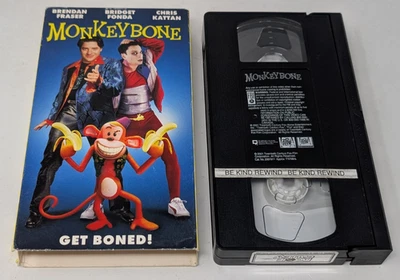 MONKEYBONE VHS 2001 Fox Brendan Fraser Chris Kattan Bridget Fonda Tested VGC OOP - Image 1 of 4