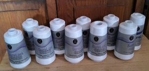 Lot 10 Serger Overlock Sure-lock By Coats 3000yds. Sewing Thread Spool NEW White - Picture 1 of 2