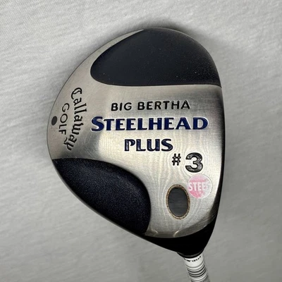 Club de golf Callaway Big Bertha Steelhead Plus 3 madera calle eje de acero para hombre diestro Foto 1 de 4