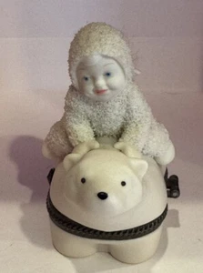 Department 56 Snowbabies Polarexpress aufklappbare Schmuckschatulle Eisbär - Bild 1 von 7