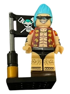 Custom Franky Minifigure Mini Brick From One Piece - Picture 1 of 9
