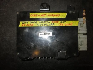 *CORE* 02 DODGE CARAVAN CORE ECM #4727423AF BOX-10905 CORE - Picture 1 of 3