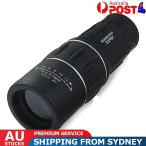 16x52 Monocular Scope 66M/8000M for Outdoor Sports Camping Travel - Picture 1 of 7