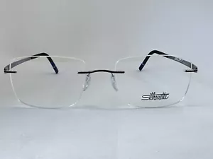 NUEVO Gafas Silhouette Momentum 5529 GH 9010 Titanio Islandia Negro 54.19.145 - Imagen 1 de 12