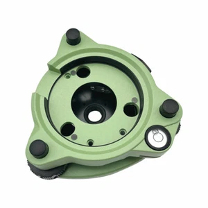 New Three-Jaw Green Tribrach Without Optical Plummet For Total Station Prism - Picture 1 of 5