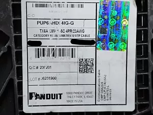 Cable de red Panduit PUP6HD04IG-G Cat6A UTP Vari-MaTriX HD Plenum CMP gris/50 ft - Imagen 1 de 13