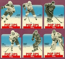 2012-13 O PEE CHEE RC RETRO RAINBOW POP UPS LEADERS NHL HOCKEY CARD SEE LIST