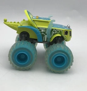 Camión Blaze and The Monster Machines Mattel 2014 verde ZEG ROBOT RIDER fundido a presión - Imagen 1 de 4