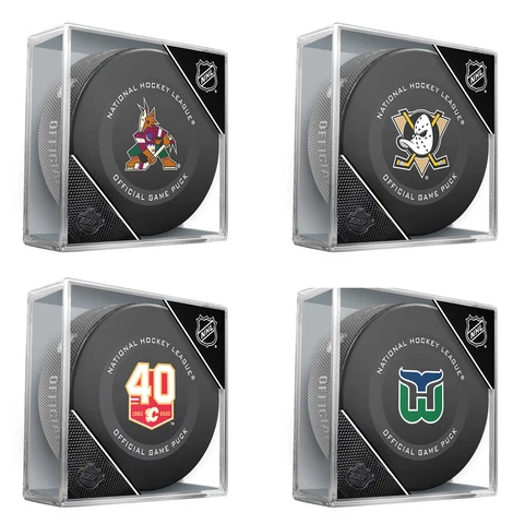 NHL Teams Unsigned InGlasCo 2019 Model Official Game Puck Cover