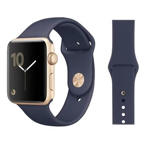 Genuine Apple Watch Sport Band Strap 44mm/45mm/46mm - Midnight Blue - New - Zdjęcie 1 z 4