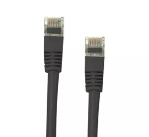 175'ft Cat6 RJ45 STP SSTP Shielded LAN Network ethernet Cable Copper Black UV - Picture 1 of 3