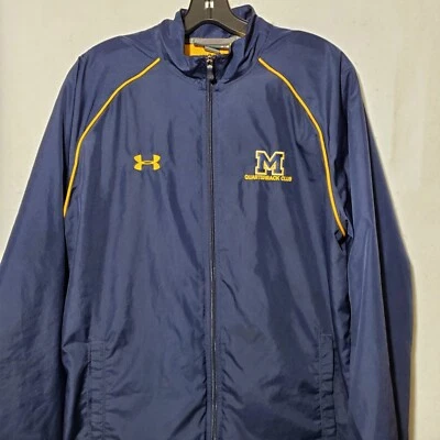 Chaqueta Under Armour Para Hombre Azul Medio Cremallera Completa Quarterback Club  Foto 1 de 4