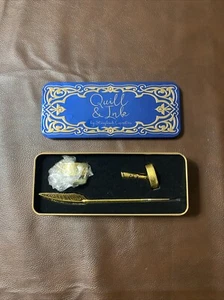 Storybook Kosmetik Federkiel & Tinte Eyeliner Set NEU in Dose - schwarz mit Werkzeugen - Bild 1 von 6