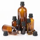 For Essential Oils Eye Dropper Bottle Perfume Aromatherapy Amber Glass Bottles