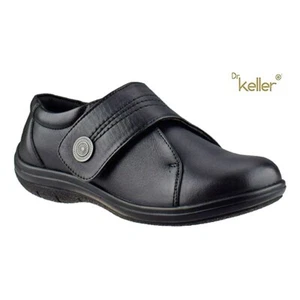 Ladies Dr Keller Leather Hospital Nurse Shoes Women Low Wedge Walking Work Shoes - Picture 1 of 12