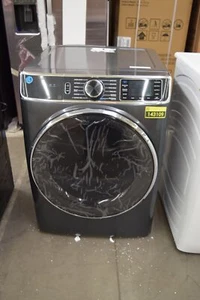 GE GFD85GSPNDG 28" Diamond Gray Front Load Natural Gas Dryer NOB #143109 - Picture 1 of 11