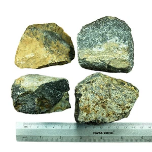 Lote de 4 muestras minerales de roca de Chipre - 864 g - 30,4 oz Troodos Ophiolite 01907 - Imagen 1 de 7