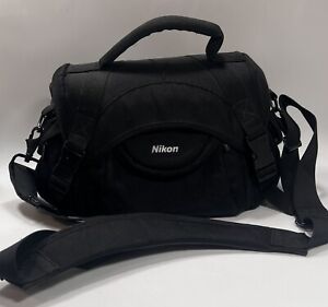 Nikon Camera Shoulder Carry Case Gadget Bag Black Digital DSLR