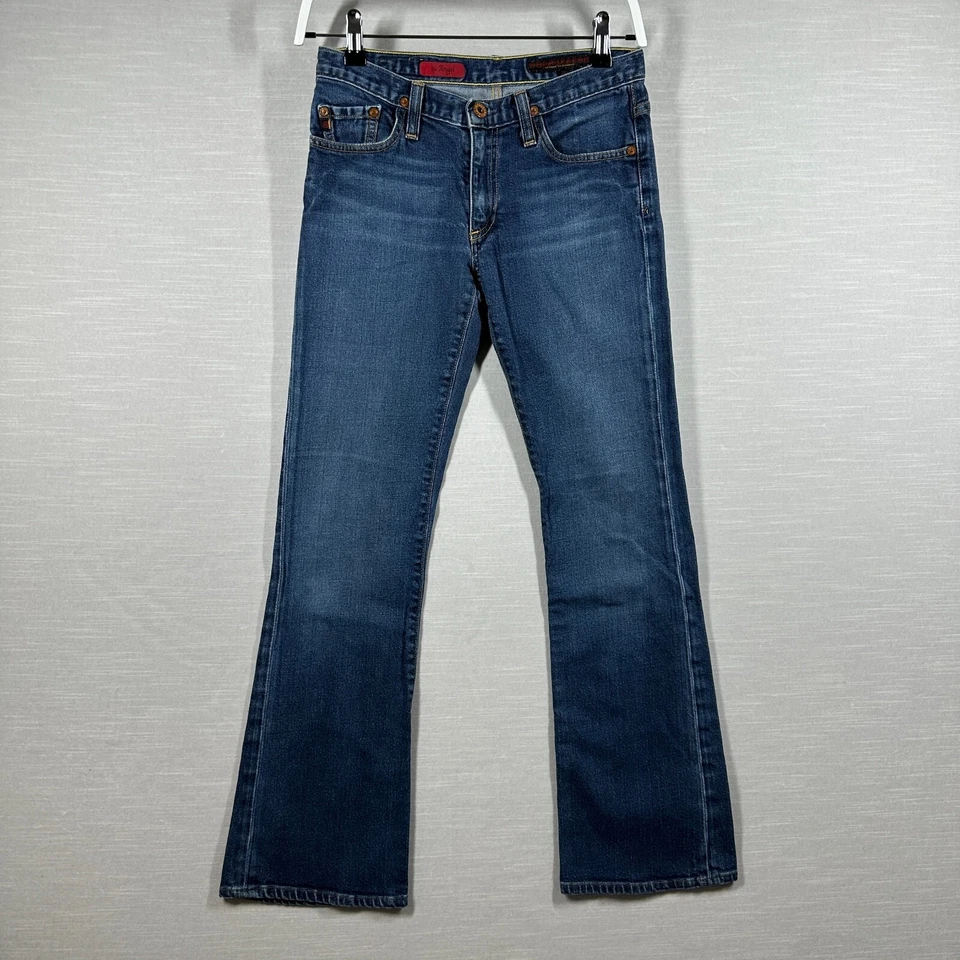 Jeans AG Adriano Goldschmied Mujer 26 R Azul Lavado Medio Acampanado Angel EE. UU. Foto 1 de 4