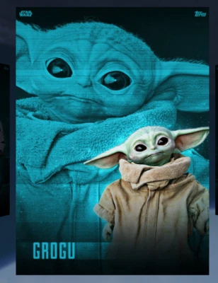 topps digital Star Wars dual precption the mandalorian  14 card full set - Image 1 of 2