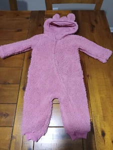 Okie Dokie Pink Winter Overall, Baby Girl Size 9M - Picture 1 of 5