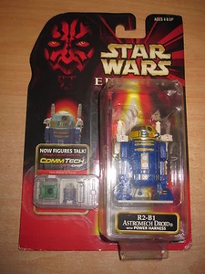 STAR WARS FIGURE JAPANESE EPISODE 1 MOMSC VERY RARE R2-B1 CHIP COMMTALK JAPON - Picture 1 of 4