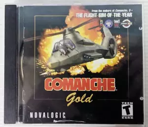 Comanche Gold PC CD-ROM NovaLogic Flight Simulator Windows 95 98 Jewel Case 1998 - Picture 1 of 3