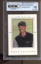 2001 Tiger Woods Upper Deck Golf Gallery #GG4 Gem Mint 10 RC Rookie