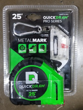 QuickDraw MetalMARK 25'- Marking Tape Measure - Contractor Grade (Green)