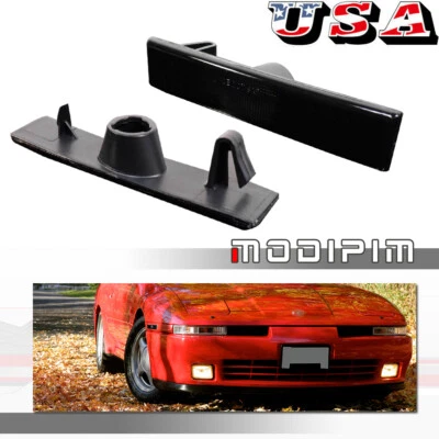 Para 87-92 Toyota Supra 86-89 Celica Marcador Lateral Humo Luz Señal Lámparas Carcasa Foto 1 de 4