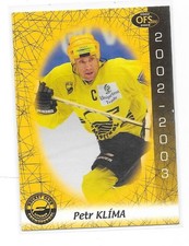 2002-03 CZECH OFS #195 Petr Klima Litvinov, Detroit Red Wings, Edmonton Oilers