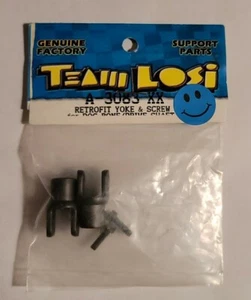 Team Losi Yoke and Screws for Dogbone xx xxt xx4 Black Period Correct A-3083 - Picture 1 of 1