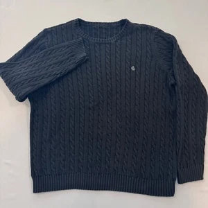 Ralph Lauren Cable Knit Sweater Classic Fit Cotton Blend Gray Size Unknown - Picture 1 of 3