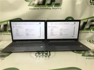 HP ZBook 15u G5 Laptops i7-8650U 1.9GHz 16GB RAM 15.6" FHD IPS No SSD Lot of Two - Picture 1 of 7