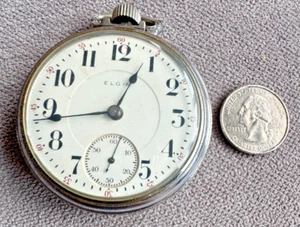 1897 Elgin National Watch Co.POCKET WATCH Grade: 150 MODEL 5 21J WORKS VERY RARE - Picture 1 of 15