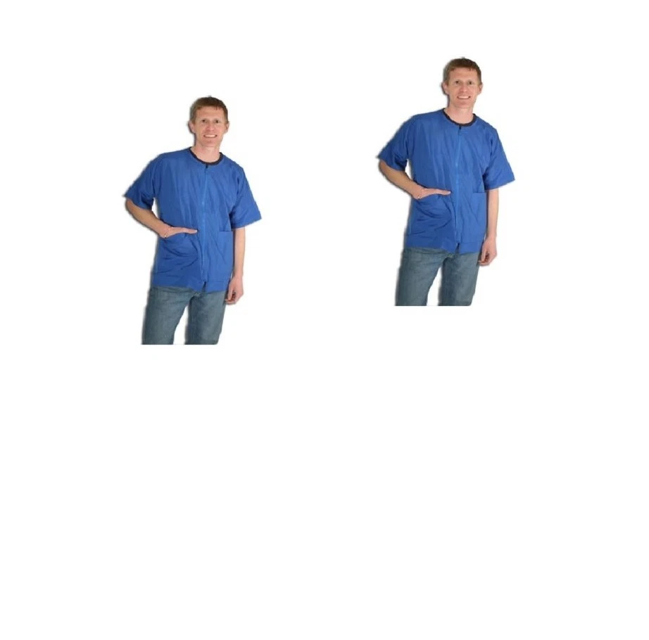 STYLIST WEAR Crinkle Nylon Jacket - Blue  - S - XL - Unisex design - Each - Image 1 of 1