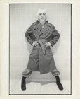 Iggy Pop Iconic Pose Trenchcoat Godfather of Punk Stamped Original 8x10 Photo