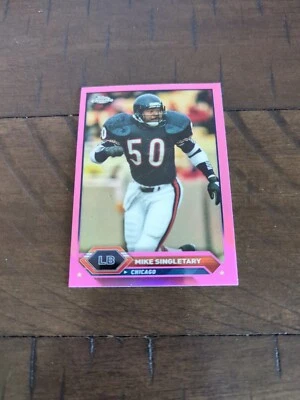 MIKE SINGLETARY 2024 Topps Composite - #25 Chrome Pink Refractor.  - Image 1 of 2