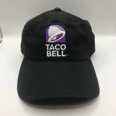 Taco Bell Cap Live Mas Original Purple Logo Authentic Black Rare Hat Collector - Image 1 of 4
