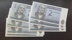 7* ESTONIA 2 krooni 1992, UNC-aUNC - Picture 1 of 2